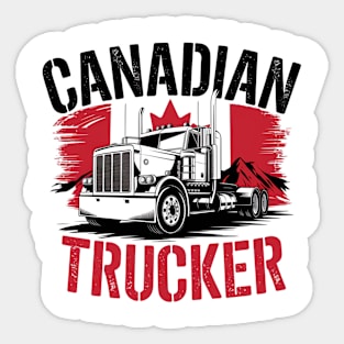 Canadian Trucker Sticker